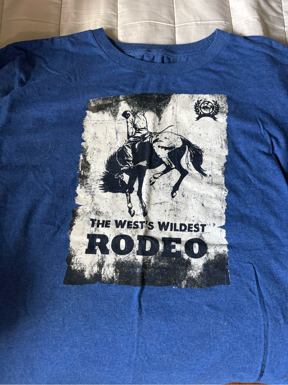 Cinch Royal Blue Rodeo Graphic Crewneck Tee